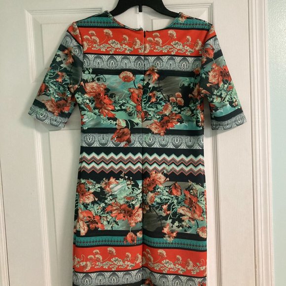 Romeo & Juliet multi-print mini shift dress - Picture 3 of 10